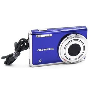 Vtg‎ Olympus FE-5020 12MP Purple Digital Camera Digi Point Shoot Tested Y2k